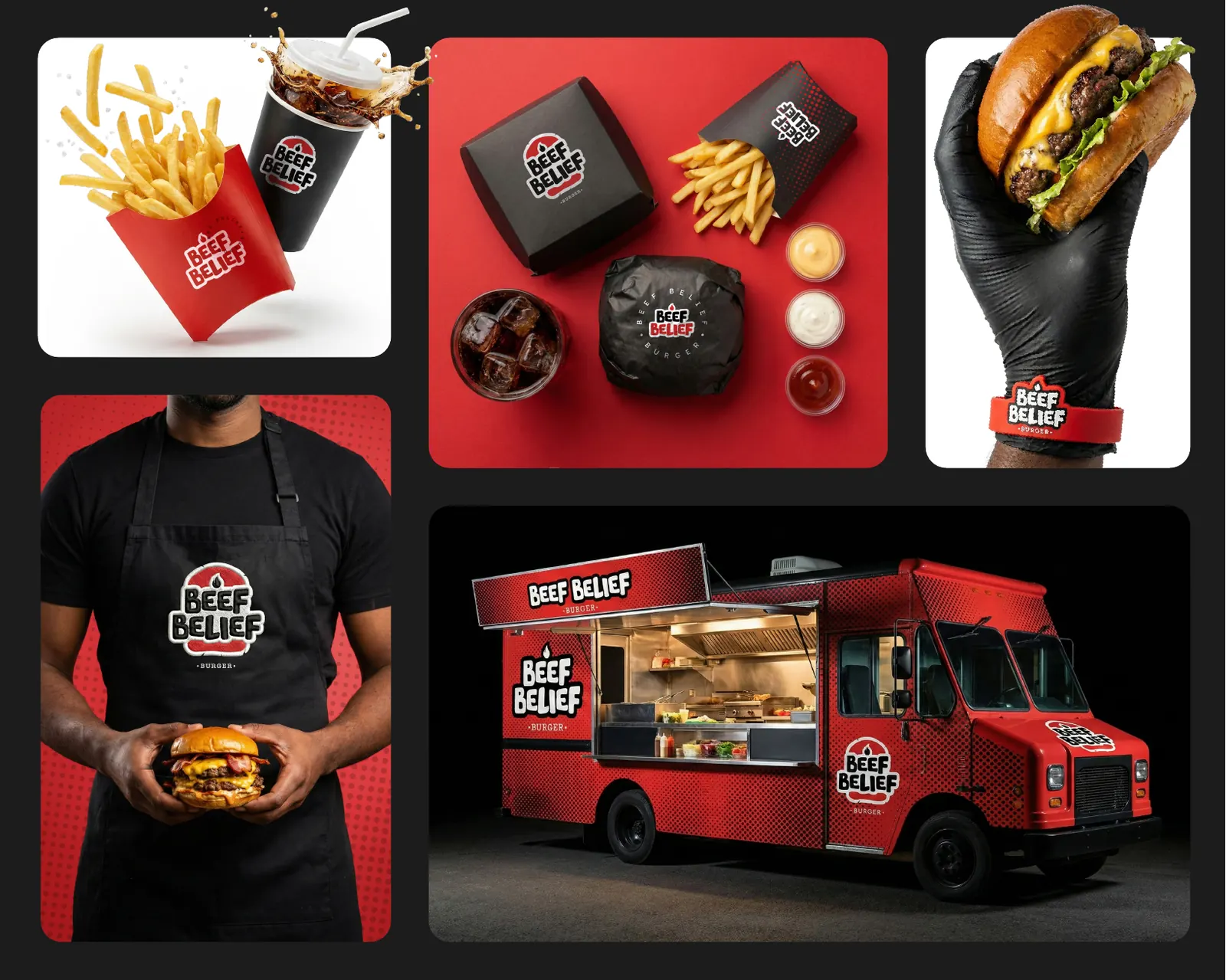 Beef Belief Burger: more of the identity