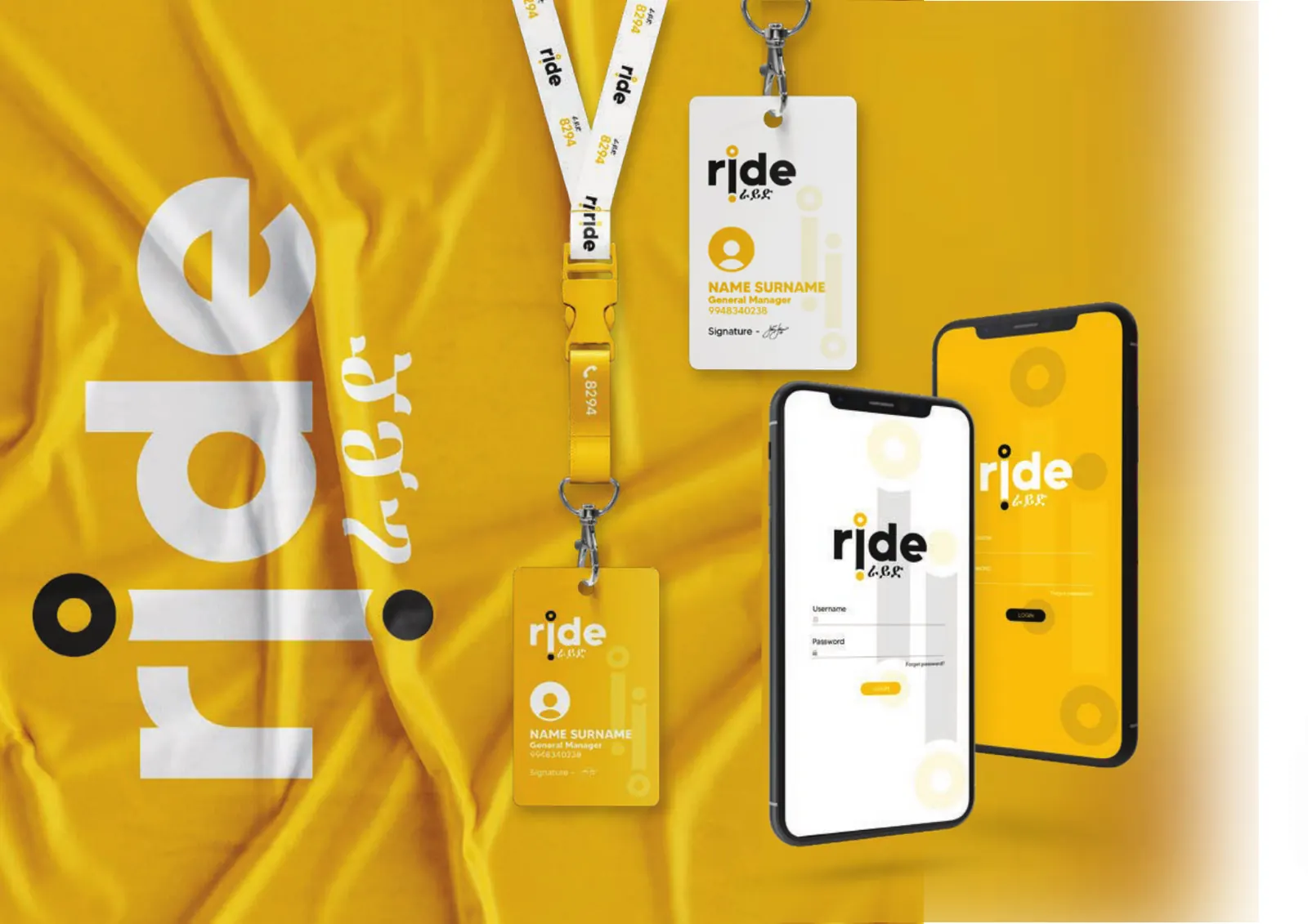 Ride: Logo and fleet branding